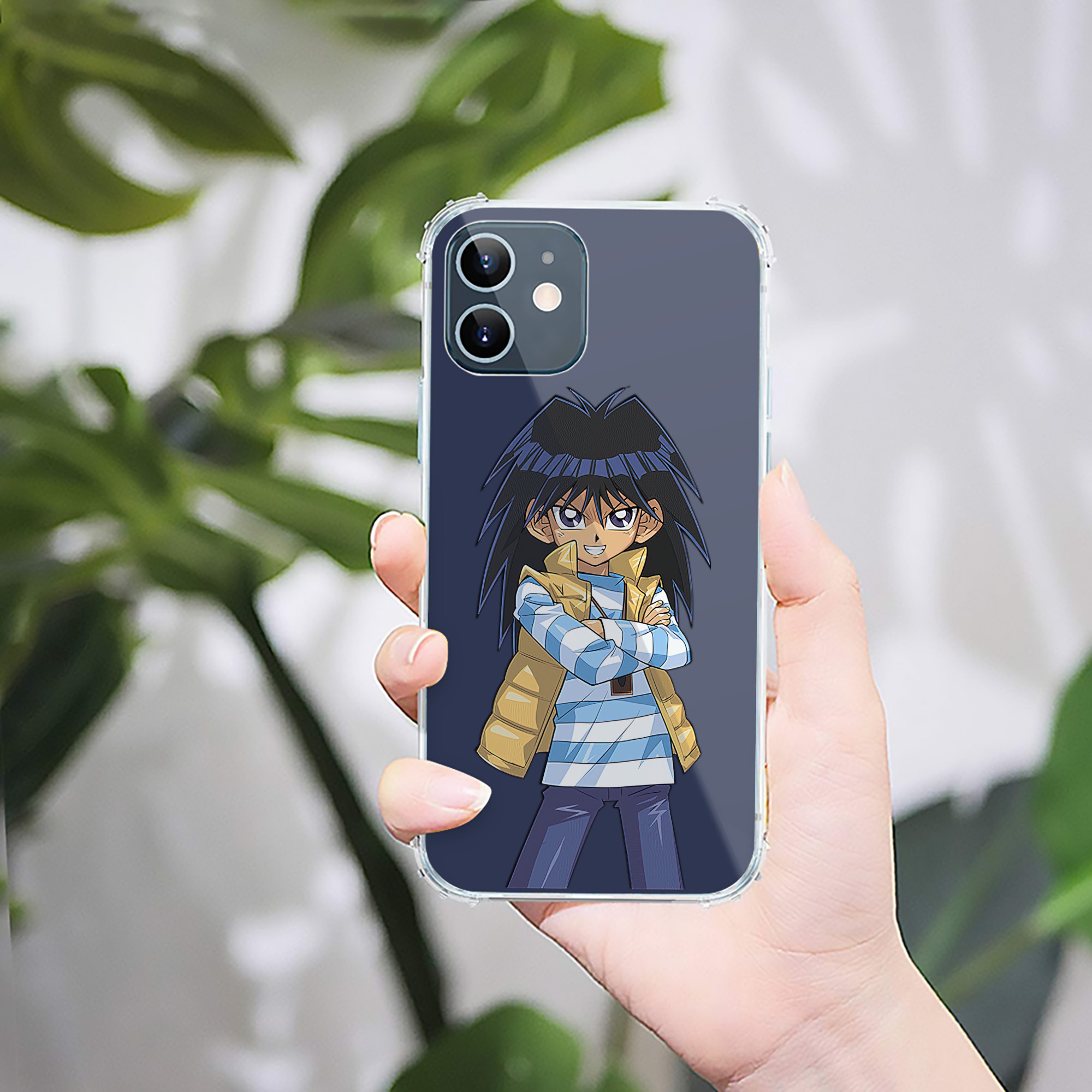 （画像用） 遊☆戯☆王 Yu-Gi-Oh! 【iPhone 12シリーズ対応】透明スマホケース（クリアソフトケース）